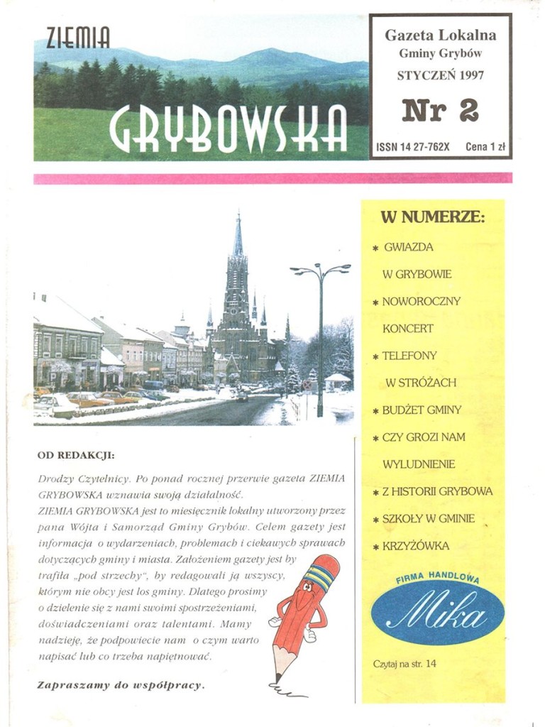 Ziemia Grybowska (nr 02) - II edycja (okładka)