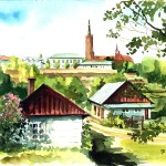 Miasto Grybów - malowane widoki (autor: Bogdan Albin)