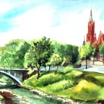 Miasto Grybów - malowane widoki (autor: Bogdan Albin)