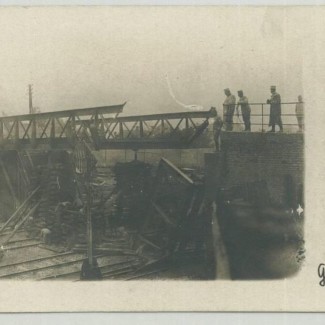 Grybów. Zniszczony most