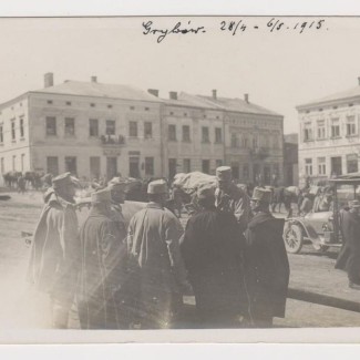 Grybów. Rynek w 1915 roku