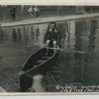 Grybów. Fotografia harcerza z 1938 roku