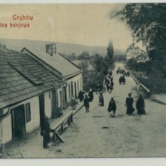 Grybów. Ulica Kolejowa