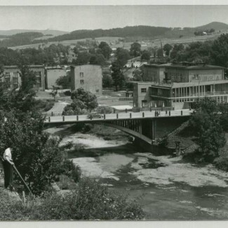 Grybów. Fragment miasta