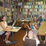 2017: Zajęcia wakacyjne w Miejskiej Bibliotece Publicznej w Grybowie