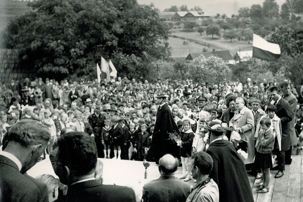 Uroczyste otwarcie nowej szkoły (26 czerwca 1966 r.)