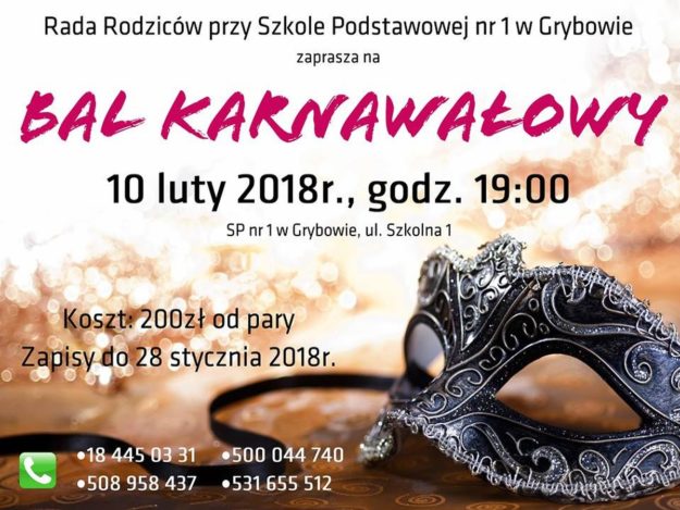 Zapraszamy na "Bal Karnawałowy" w Jedynce