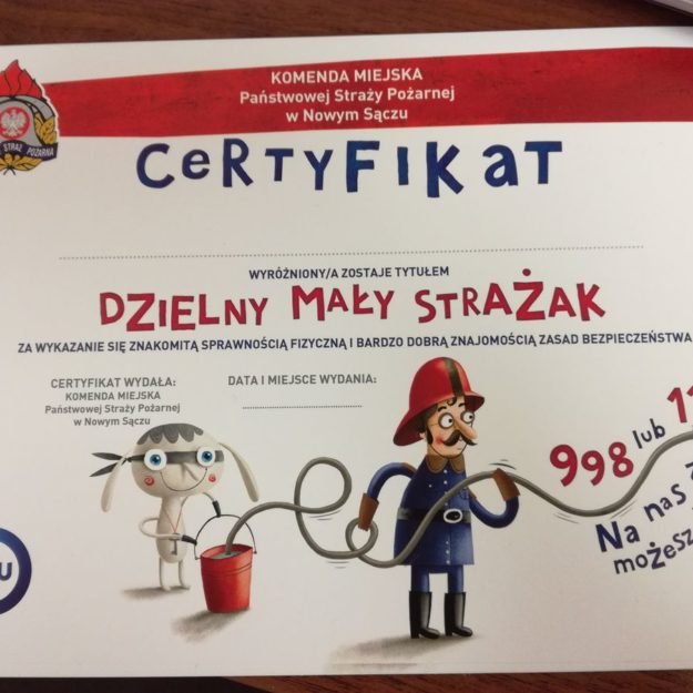 2018-04-09: Najmłodsi u strażaków w Nowym Sączu