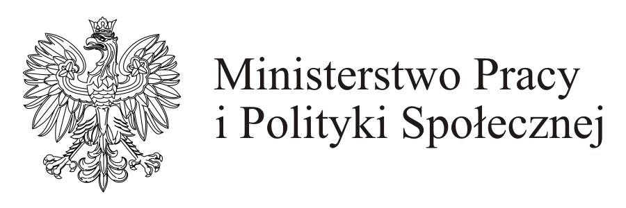 Logo: Ministerstwo Pracy i Polityki Społecznej