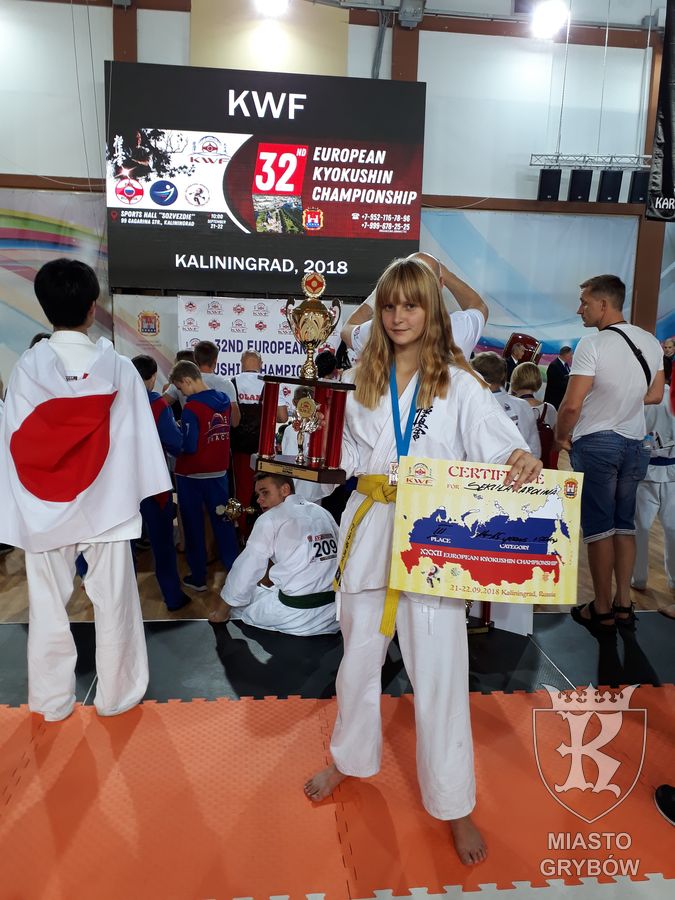 Karolina Sekuła - Brązowa Medalistka Mistrzostw Europy Karate Kyokushin
