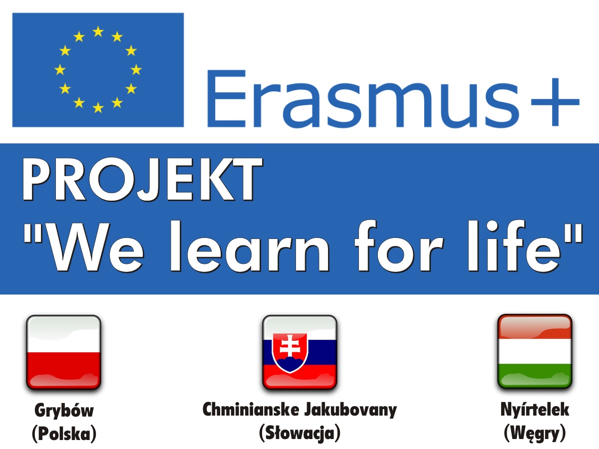 Projekt Erasmus+ "We learn for life"