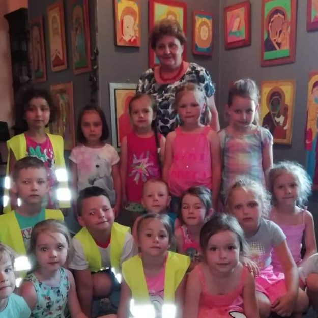 Zwiedzanie wystawy pisanych ikon "OKNO DO NIEBA"