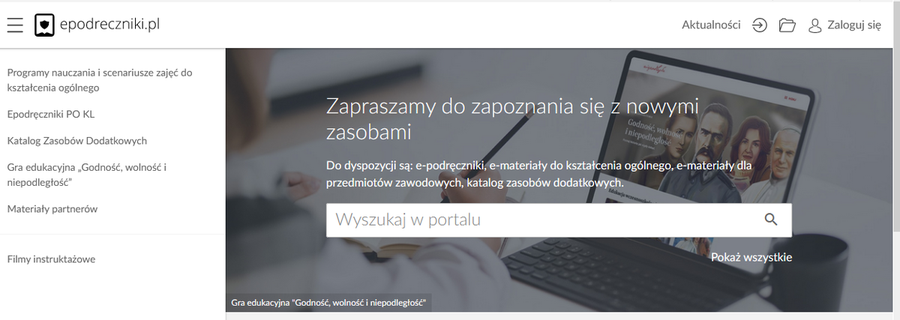 Instrukcja "Rozpoczęcie pracy na platformie epodreczniki.pl"