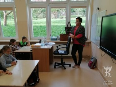 Lekcja księgowości w klasie 3a