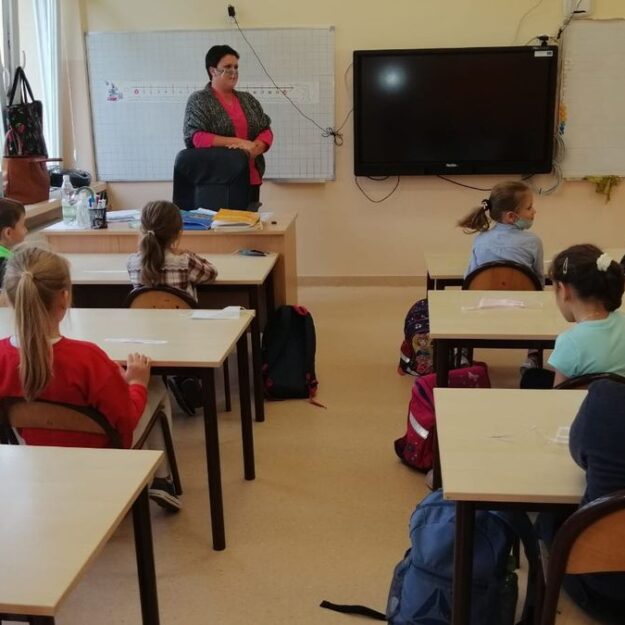 Lekcja księgowości w klasie 3a