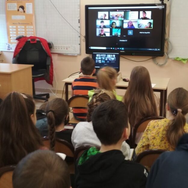 Spotkanie on-line z uczniami z Turcji, Danii, Hiszpanii, Portugalii, Rumunii, Norwegii, Litwy oraz Wielkiej Brytanii