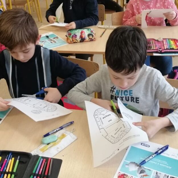 Jak dbać o zęby - zajęcia w klasie 2c SP1