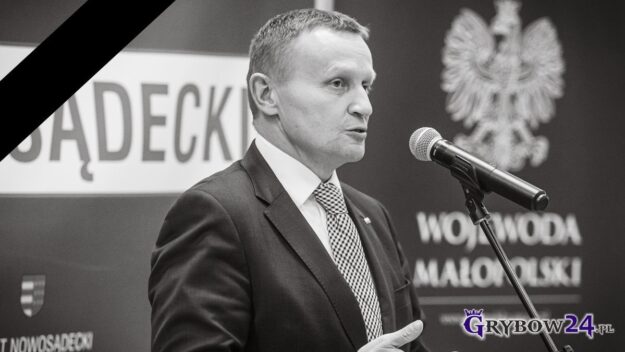 śp. Józef Leśniak podczas przemówienia