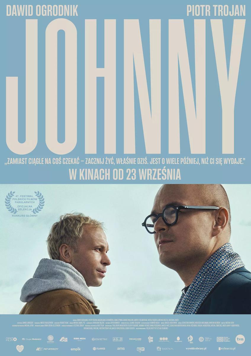 Grafika reklamowa w formie plakatu zapraszająca do kina na film JOHNNY