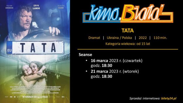 Grafika przedstawiająca harmonogram emisji filmu TATA