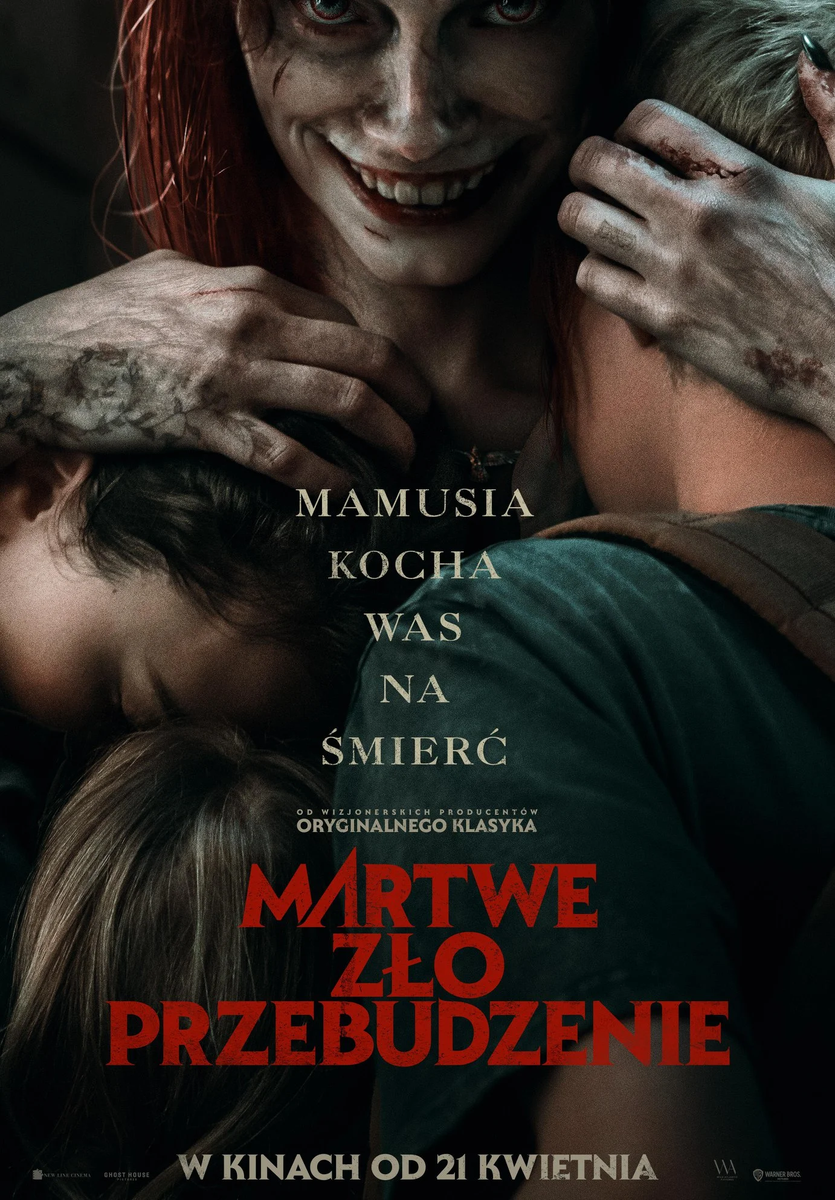Grafika reklamowa w formie plakatu zapraszająca do kina na film MARTWE ZŁO: PRZEBUDZENIE
