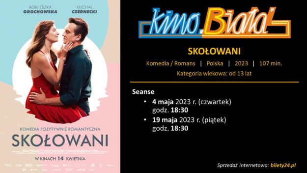 Grafika przedstawiająca harmonogram emisji filmu SKOŁOWANI