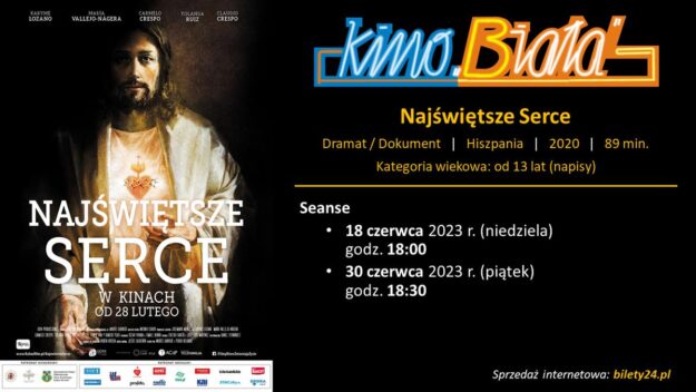 Grafika przedstawiająca harmonogram emisji filmu NAJŚWIĘTSZE SERCE