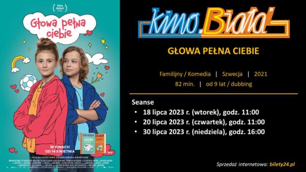 Grafika przedstawiająca harmonogram emisji filmu GŁOWA PEŁNA CIEBIE