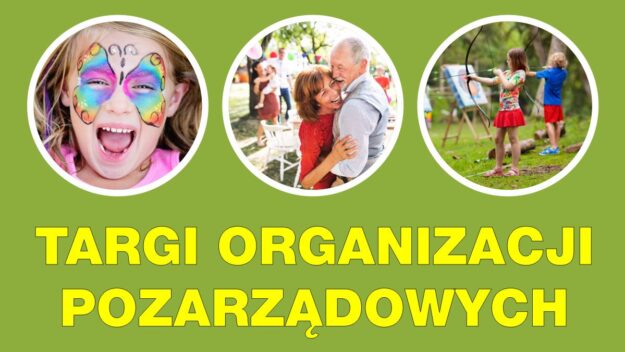 Grafika ilustracyjna dotycząca realizacji targów organizacji pozarządowych