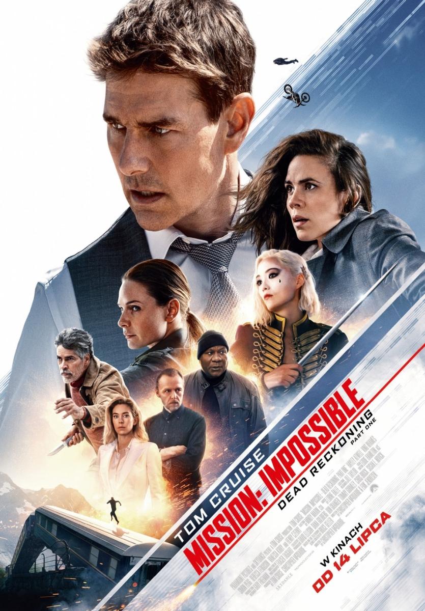 Grafika reklamowa w formie plakatu zapraszająca do kina na film MISSION: IMPOSSIBLE - DEAD RECKONING - PART ONE