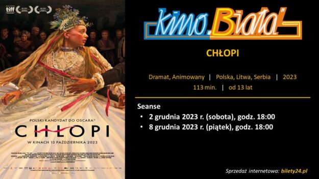 Grafika przedstawiająca harmonogram emisji filmu CHŁOPI