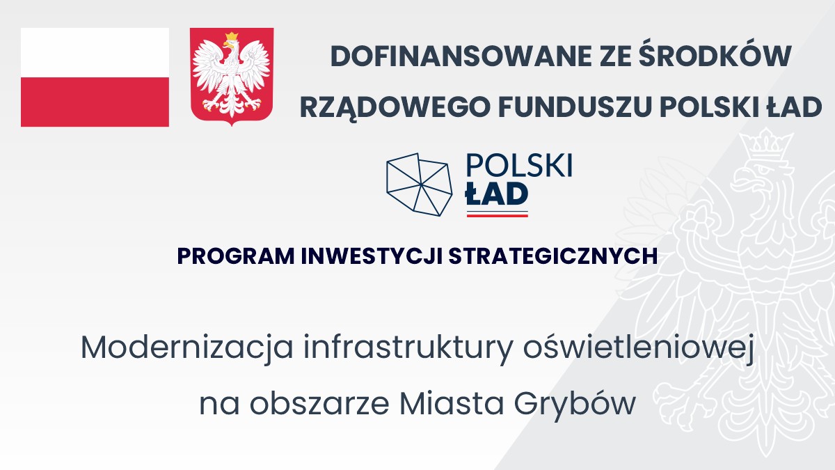 Grafika przedstawiająca źródło dofinansowania oraz nazwę realizowanego zadania