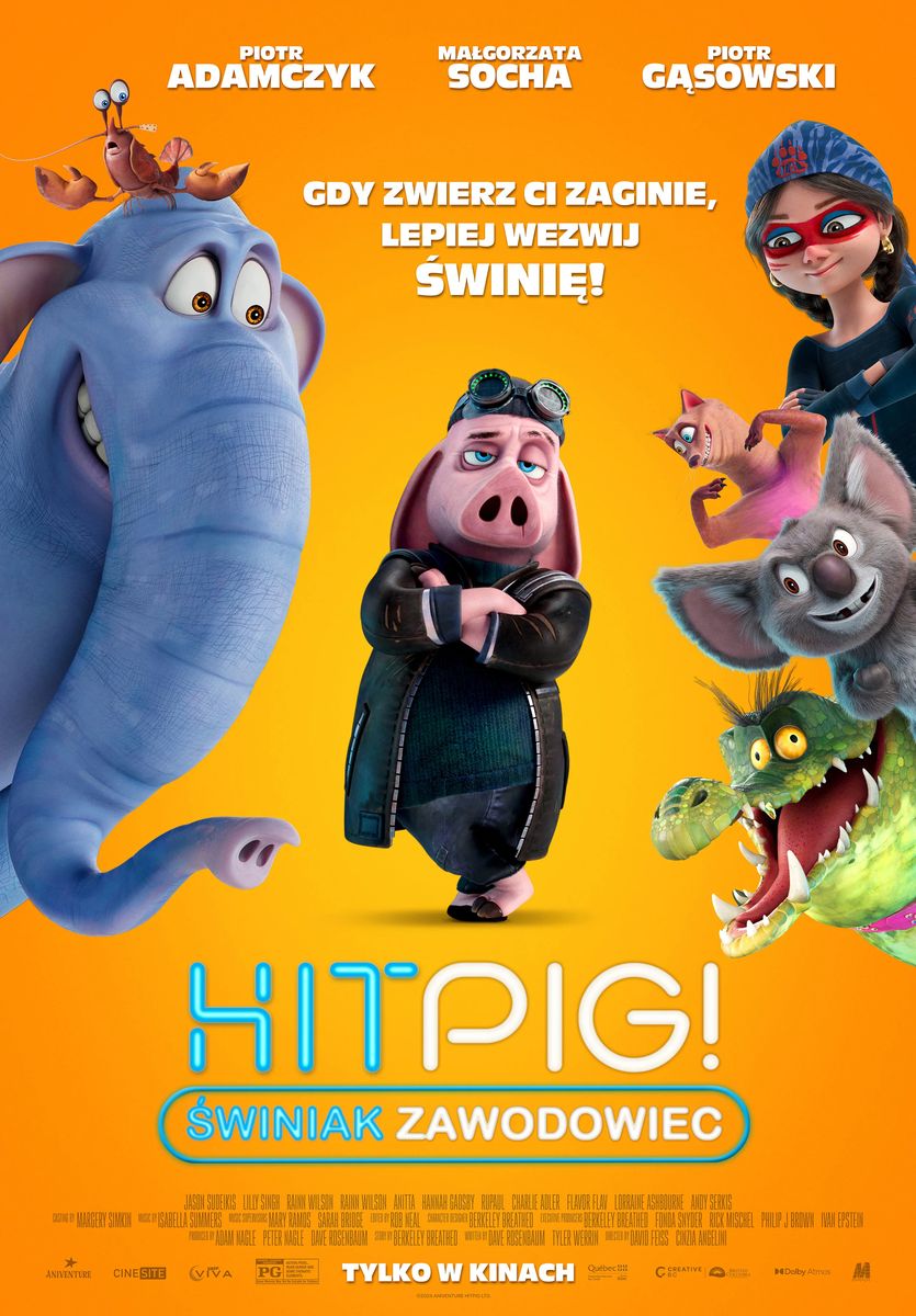 Grafika reklamowa w formie plakatu zapraszająca do kina na film