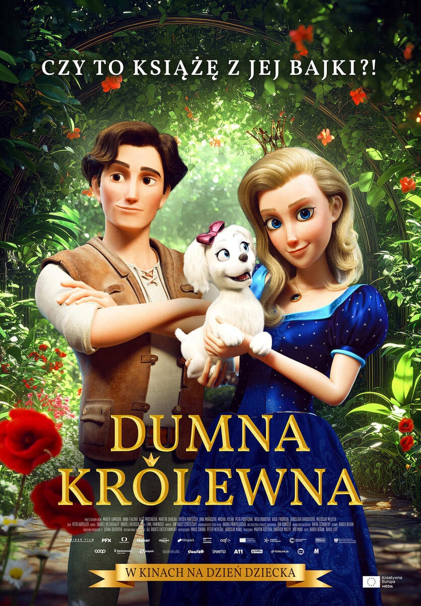 Grafika reklamowa w formie plakatu zapraszająca do kina na film
