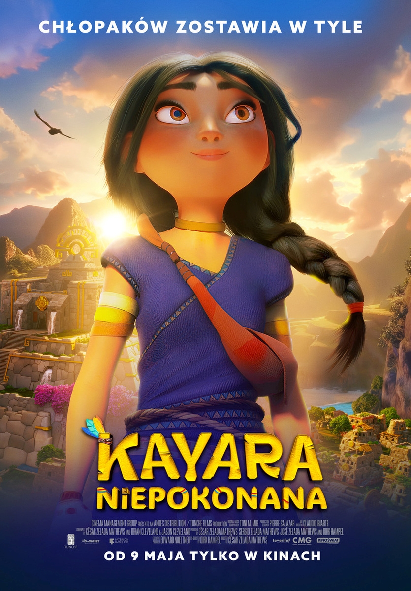 Grafika reklamowa w formie plakatu zapraszająca do kina na film