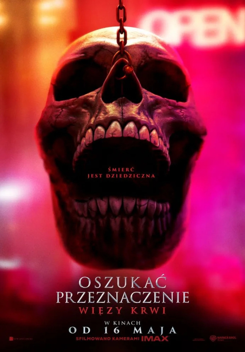 Grafika reklamowa w formie plakatu zapraszająca do kina na film