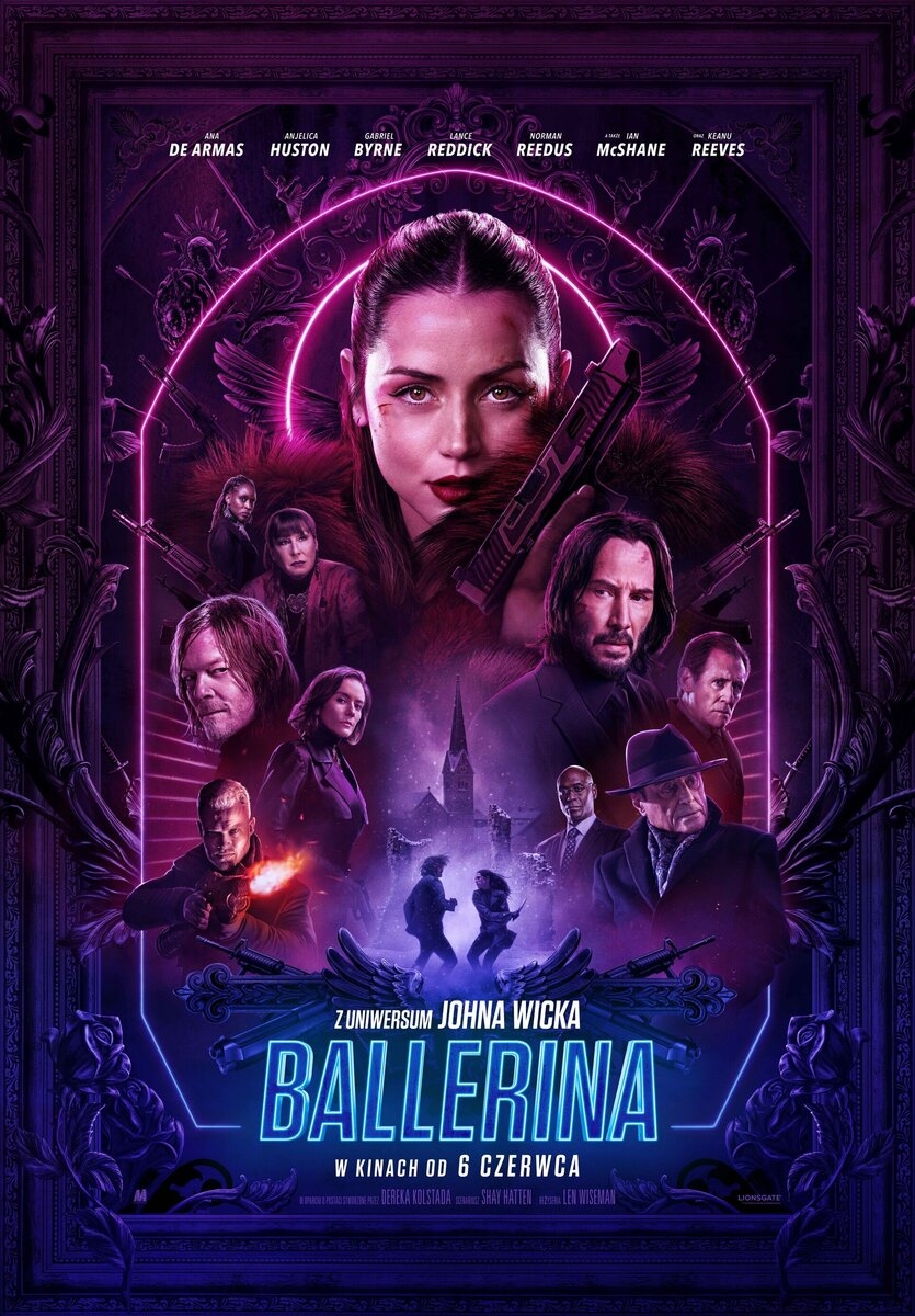 Grafika reklamowa w formie plakatu zapraszająca do kina na film