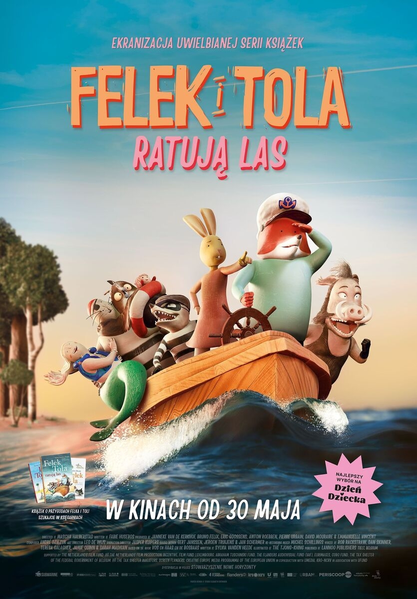 Grafika reklamowa w formie plakatu zapraszająca do kina na film