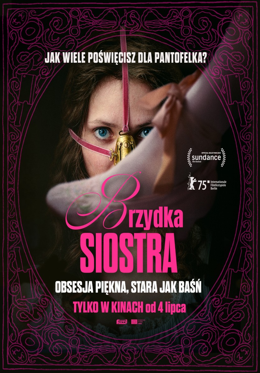 Grafika reklamowa w formie plakatu zapraszająca do kina na film