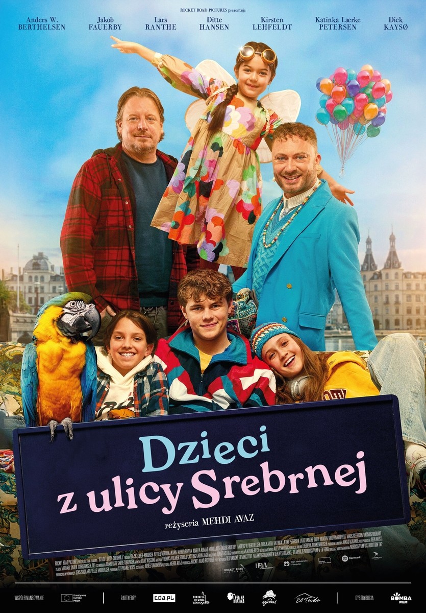 Grafika reklamowa w formie plakatu zapraszająca do kina na film
