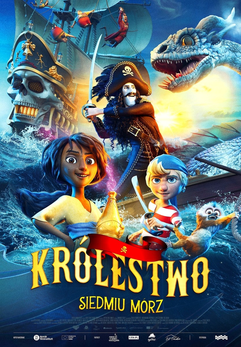 Grafika reklamowa w formie plakatu zapraszająca do kina na film