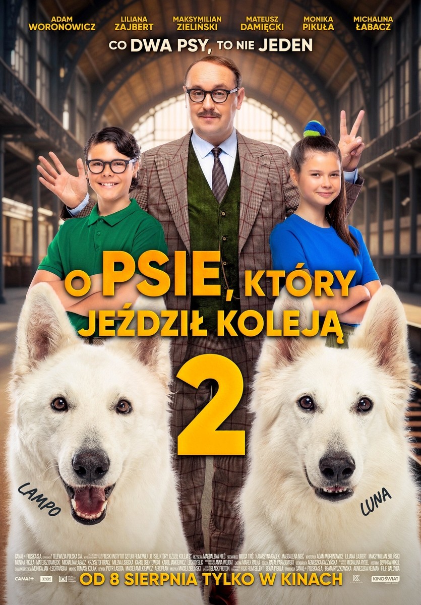 Grafika reklamowa w formie plakatu zapraszająca do kina na film