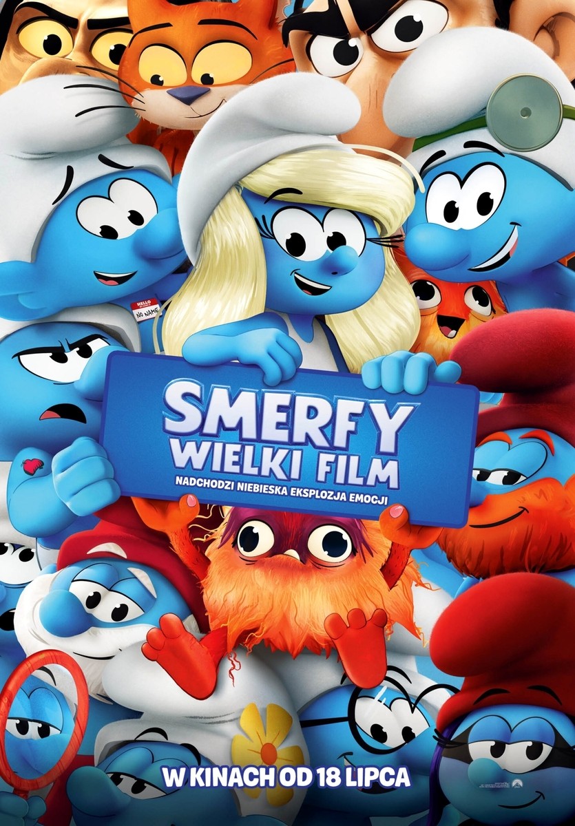 Grafika reklamowa w formie plakatu zapraszająca do kina na film
