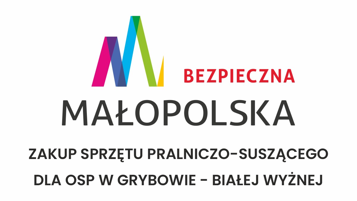 Grafika przedstawiająca logotyp źródła dofinansowania oraz nazwę realizowanego zadania