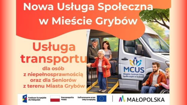 Grafika zapraszająca do skorzystania z nowych usług