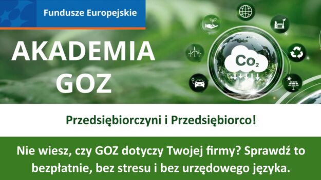 Bezpłatny projekt „Akademia GOZ” dla przedsiębiorców Grafika tematyczna związana z realizowanym projektem