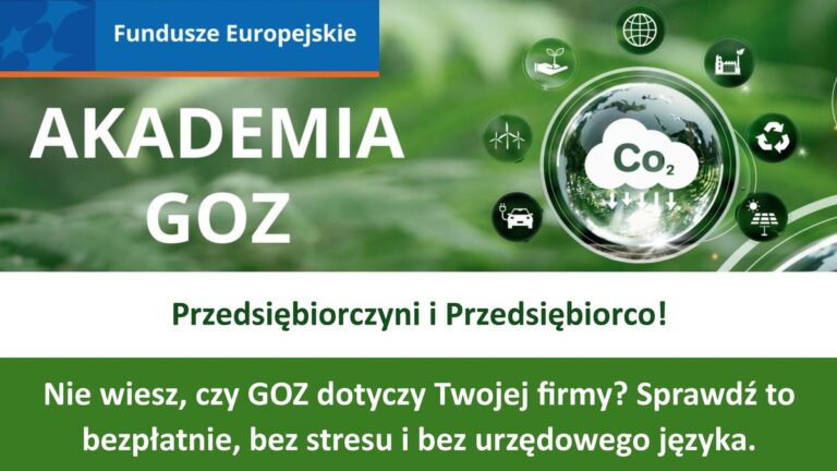 Bezpłatny projekt „Akademia GOZ” dla przedsiębiorców Grafika tematyczna związana z realizowanym projektem