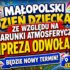Grafika z informacja o przesunięciu na inny termin plenerowej imprezy
