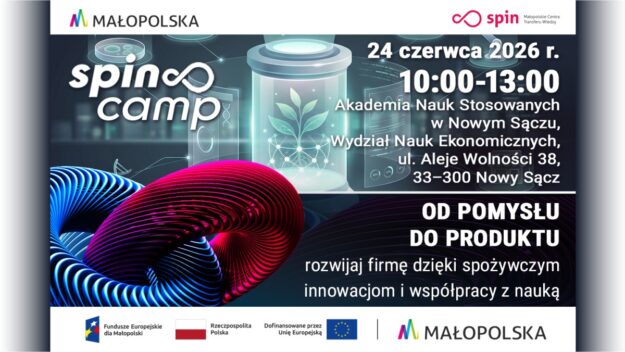 Grafika w formie reklamy zapraszająca do udziału w wydarzeniu